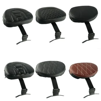 

Motorcycle Leather Plug In-Driver Rider Seat Backrest Kit Adjustable Leather For Harley Fatboy Softail 2007-2017 12 13 14 15 16