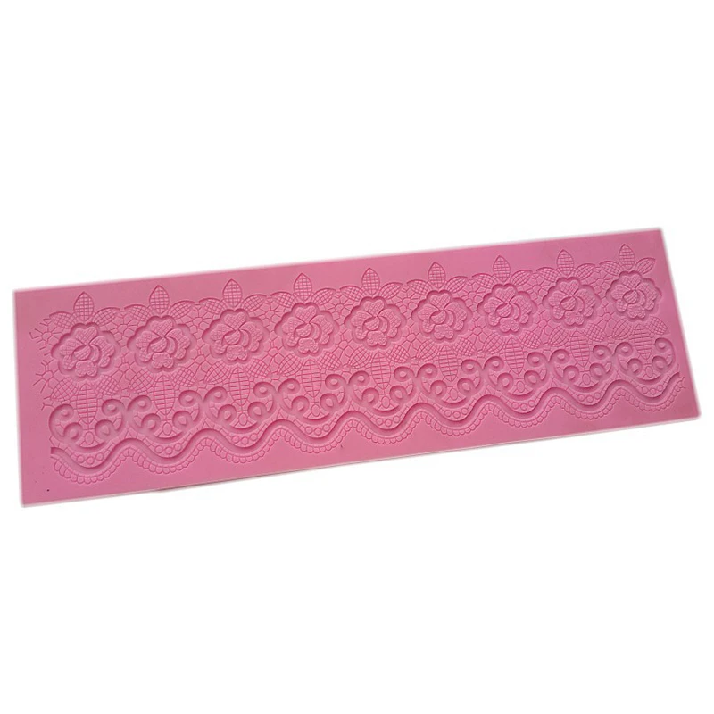 Flower-Pattern-Silicone-Lace-Impression-Mat-Fondant-Cake-Border-Bake-Emboss-Decoration-Mold-Kitchen-Accessories-CT1127 (8)
