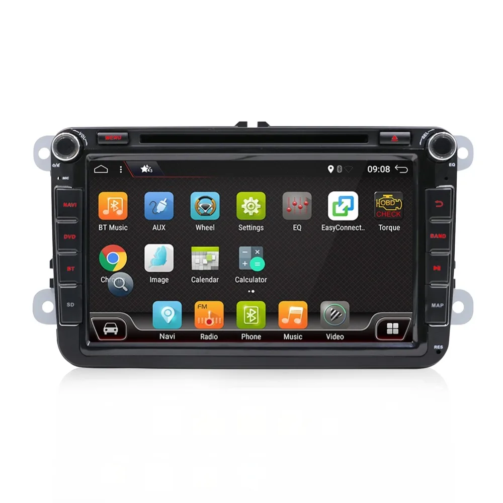Sale Android 8.1 Car DVD GPS Video player Navigation Radio for Volkswage Bora EOS Amarok Caddy TOURAN Scirocco Sharan Seat head-unit 1