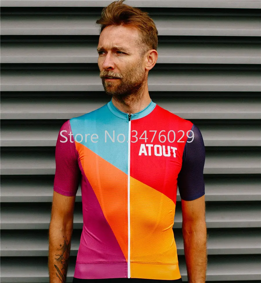 Хорошее качество, профессиональная гоночная футболка для велоспорта, короткий рукав, одежда для велоспорта, одежда для велоспорта, Майо, Ciclismo, hombre, облегающая футболка для шоссейного велосипеда - Цвет: pic color