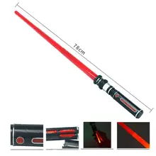 Телескопический световой меч игрушки световой меч Косплей светящаяся музыка звезда лазерные игрушечные мечи детские игрушки подарок для мальчиков Y51E