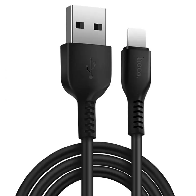 HOCO 2A кабель для быстрой зарядки данных Usb кабель для передачи данных A type-C PVC+ TVC кабель для синхронизации телефона провод для Apple 1 м/2 м/3 м шнур новое поступление