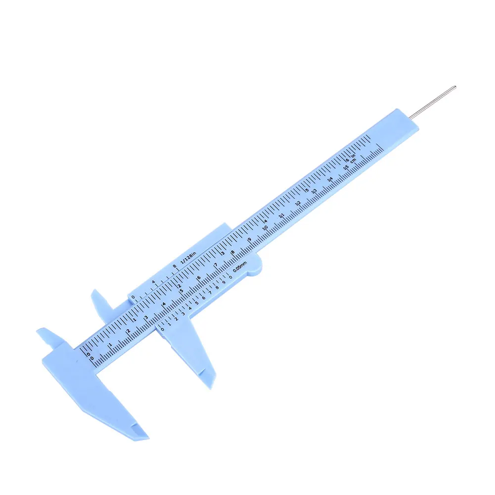 1 шт. 150 мм мини пластиковый раздвижной штангециркуль датчик, измеритель линейки черный/белый/серый/зеленый микрометр измерения