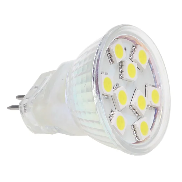 Бесплатная доставка! Светодиодная лампа MR11 9 5050 SMD1.8W 12V белый и теплый 140 160LM с
