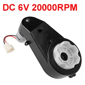 

Uxcell(R) Hot Sale 1pcs Gearbox for Power Wheels 550 DC 6V 20000RPM High Speed Drive Engine Motor for Electric Ride on Car Toy