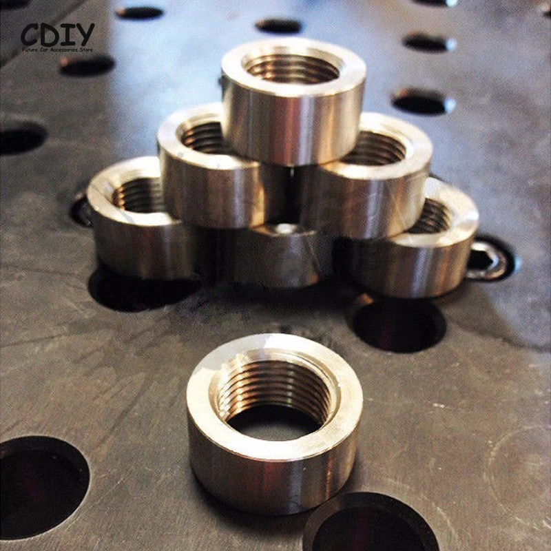 

CDIY Universal Stainless Steel O2 Oxygen Sensor Exhaust Stepped Mounting Weld Bung Plugs M18x1.5mm On Fittings Width 1 Inch Sale