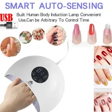 Panda форма 24 Вт Светодиодный УФ-гель для ногтей отверждения лампа для ногтей Гель-лак Drye инфракрасное зондирование 60 s/90 s/120 s. Красота машинка для дизайна ногтей