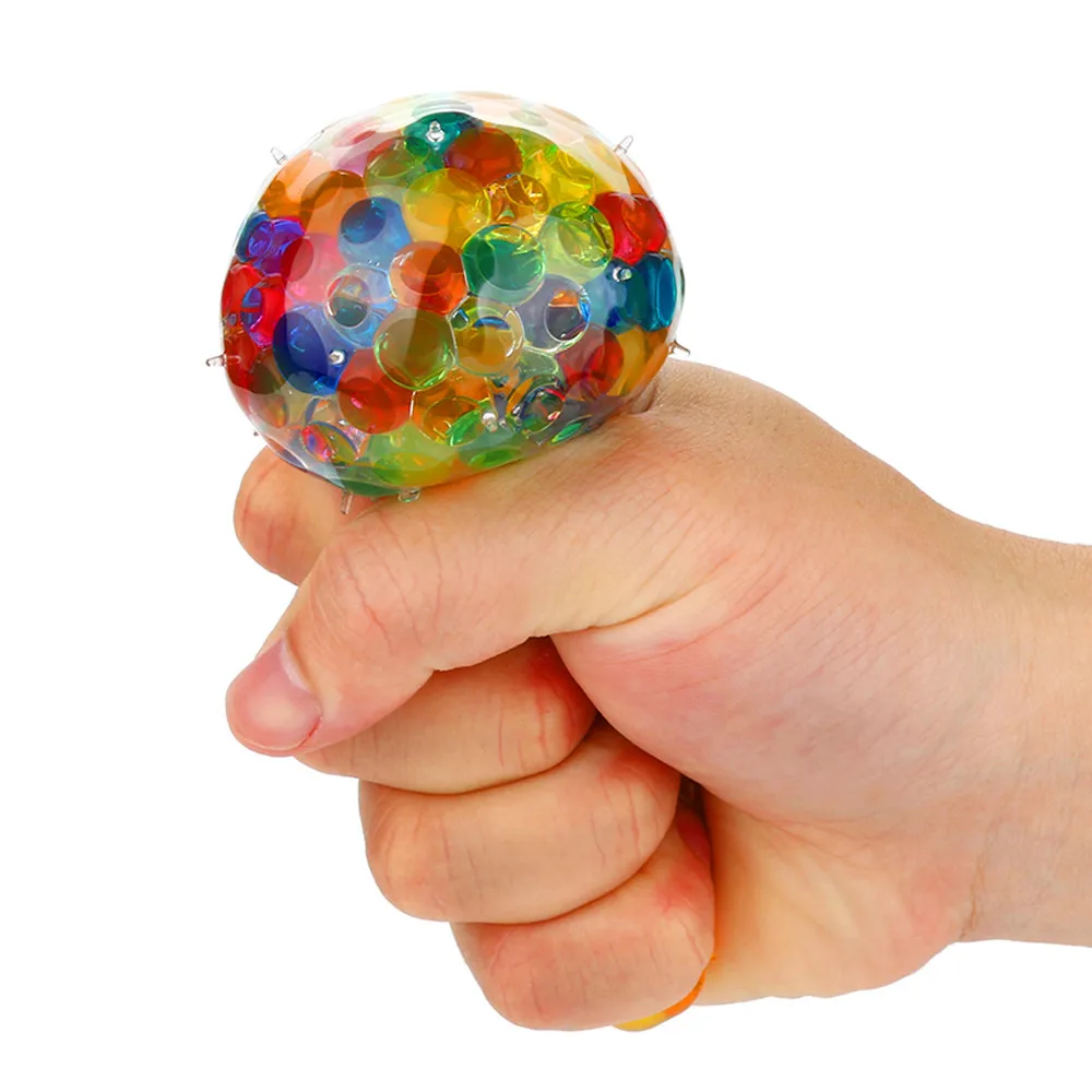 Губчатый Радужный шар игрушка-пуховик сжимаемая игрушка высокого давления шар для снятия стресса игрушка медленно поднимающаяся сжимаемая игрушка коллекцион Z04