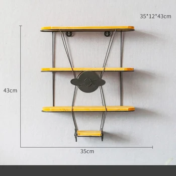 

Creative Wrought Iron Wooden Airplane Racks Bars Cafes Milk Tea Shops Home Wall Decoration Wall Hanging Decoration Furnishing