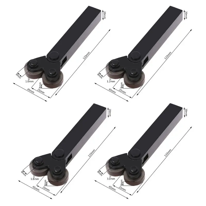 

Dual Wheel Knurling Tool Kit Knurled Rod & 2 Slant Teeth Knurl Wheels For Metal Lathe
