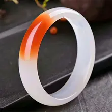 Koraba ювелирные изделия и натуральных материалов красный и белый браслет с халцедоном модные темпераментные аксессуары из драгоценных камней подарки