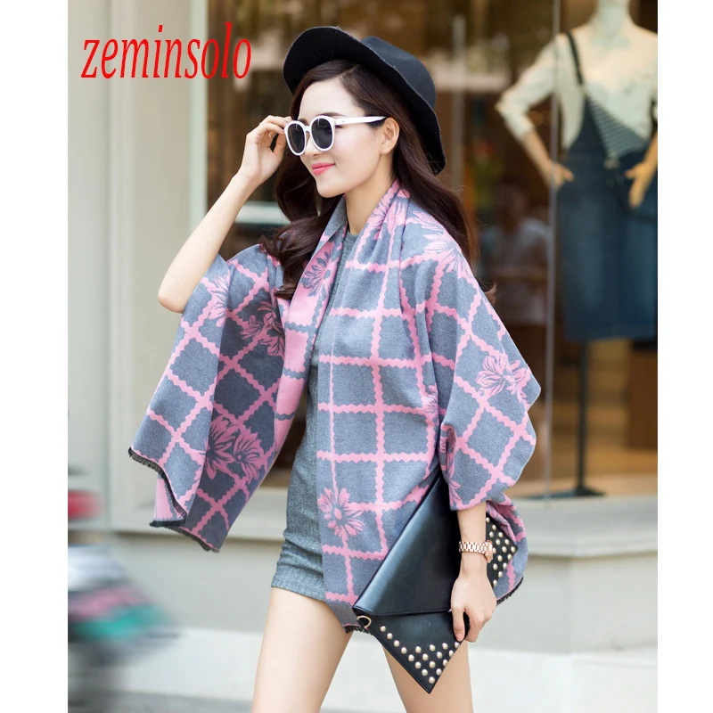 

Luxury Brand Scarf For Women Plaid Winter Women Scarves Wraps Cashmere Scarf Shawl Bandana Fashion Scarf 190*60cm Hijab Stole