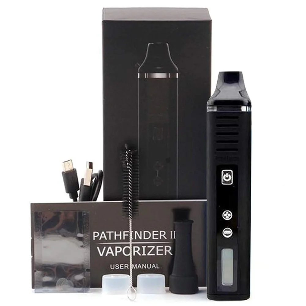 Pathfinder V2 Dry Herb Vaporizer 2200mAh Battery With LCD Screen Temperature Control Herbal Pen | Дом и сад