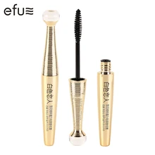 High Quality Waterproof Black Mascara Long-lasting Lengthening Cosmetic Eye 6.5g Lotus Series Makeup Brand EFU #7007