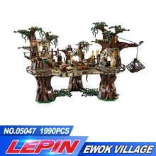 DHL Lepin 05047 series the Ewok Village Model Building Bricks set Classic compatible legoed 10236 treetop