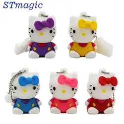 STmagic hello kitty USB Flash Drive 4 ГБ 8 ГБ 16 ГБ 32 ГБ 64 ГБ флешки USB 2,0