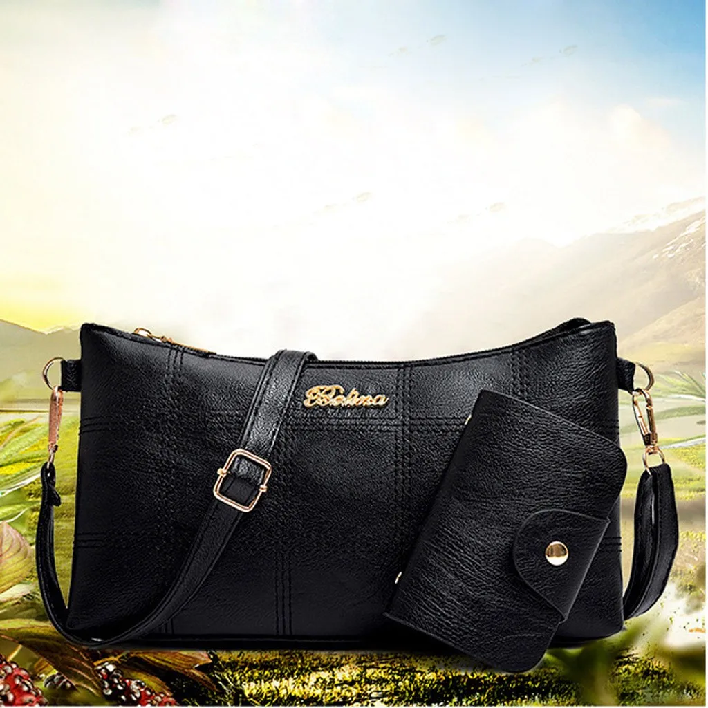 

Women Bag Top-Handle Capacity Handbag Fashion Shoulder Bag Cortex European and American Purse Crossbody Bag borsa donna#25