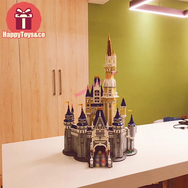 

Movie series 71040 4160Pcs Cinderella Princess Castle toys For Children Gift 16008 Building Blocks Set Compatible