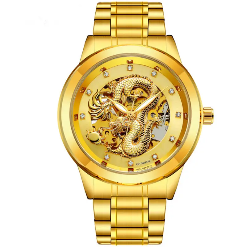 

New mechanical watch waterproof and luminous automatic men's watch, fine steel, double calendar, fashionable high-end men's watc