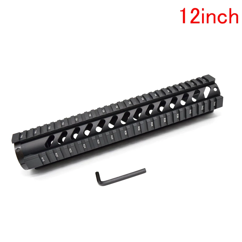 Тактический сверхмощный 4,7, 10,12, 15 дюймов бесплатно поплавок Quad Rail Handguard. 223/5. 56 Пикатинни система для AR-15 M16 M4 Handguard