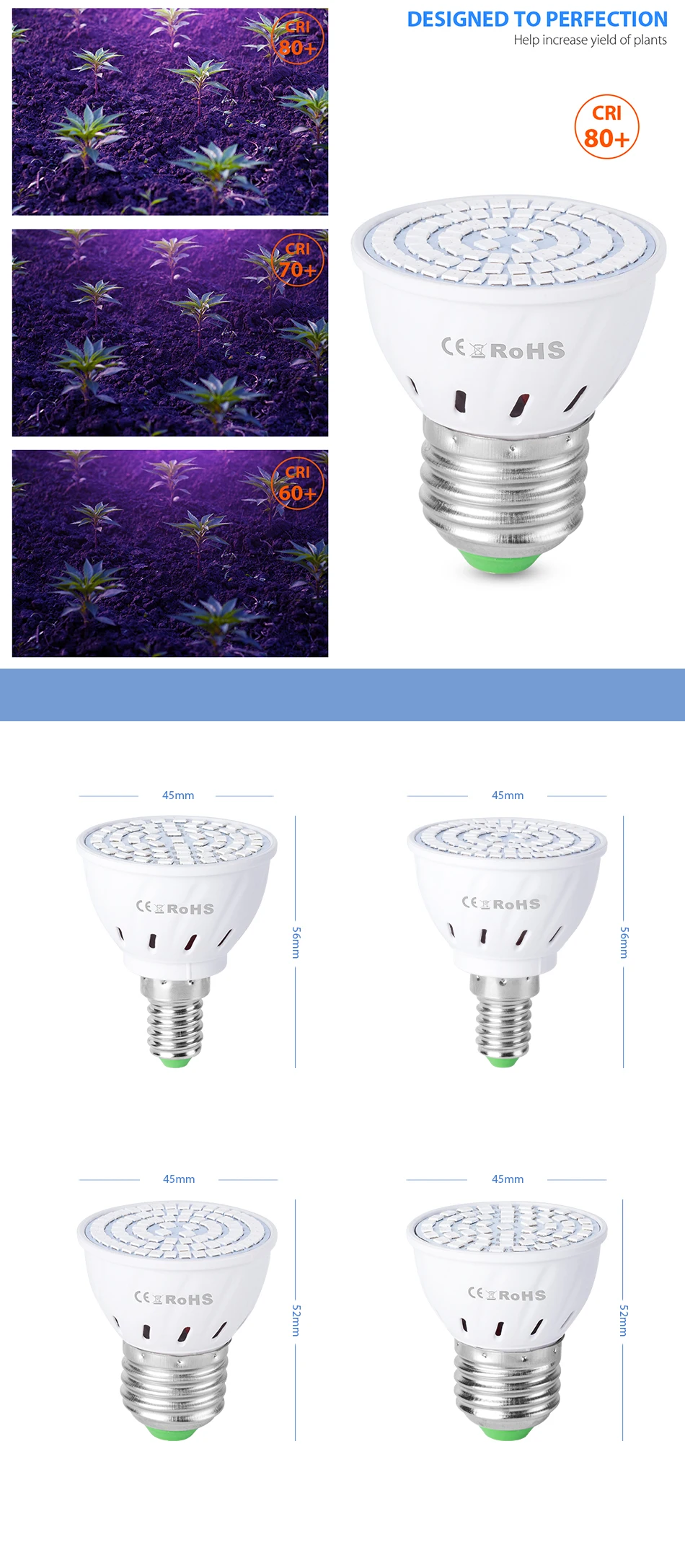 lâmpadas para cultivo de plantas