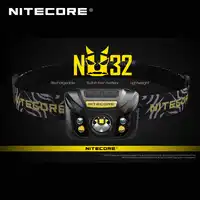 Heißer Verkauf Nitecore NU32 CREE XP-G3 S3 LED 550 Lumen Hohe Leistung Wiederaufladbare Scheinwerfer Eingebaute Li-Ion Batterie