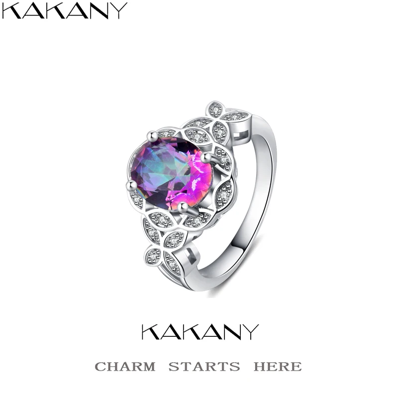 

Kakany 925 New Creative Gradient Butterfly Ring For Women Gifts European And American Fashion Women's Fashion Accessories