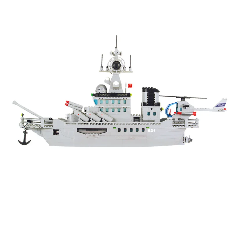 Military-tank-vehicle-DIY-building-block-weapon-army-digital-war-brick-education-toy-ship-assembly-model (2)