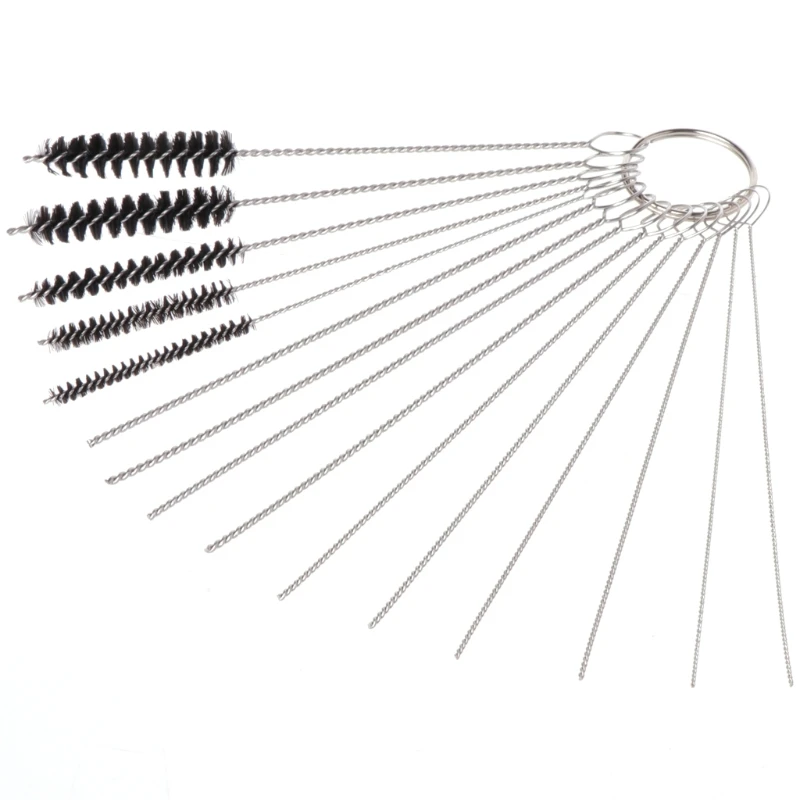 

1Pc New Carburetor Carbon Dirt Jet Remove 10 Cleaning Needles + 5 Brushes Tool Kit Hot