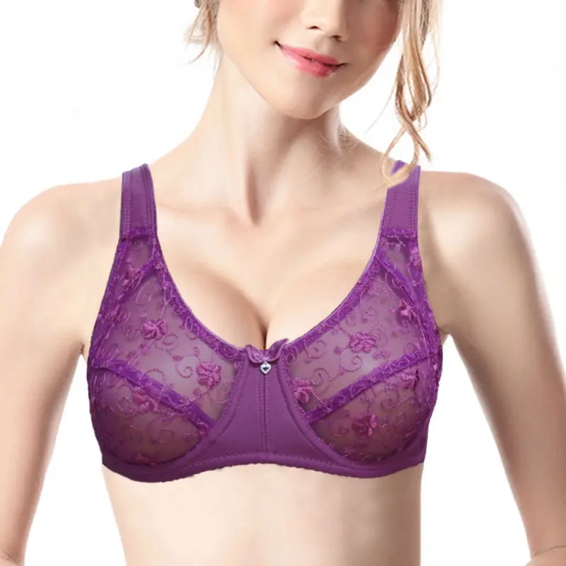 Vogue Secret Bra Sexy Lingerie Transparent Women Brassiere Nylon Lace