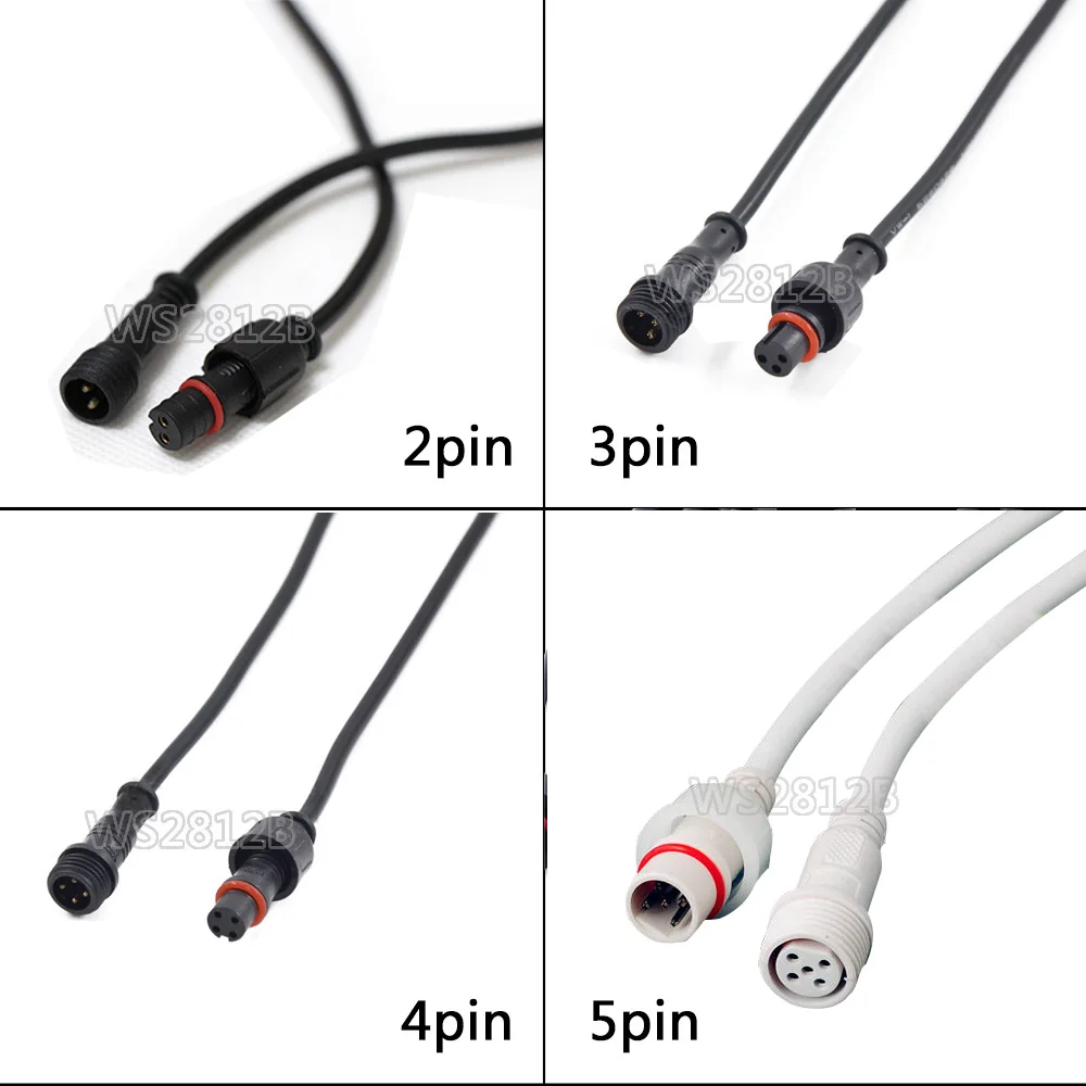 5 м/10 м 2pin провод 3pin провод 4Pin 5pin удлинитель провода, 22 awg провода, RGB+ белый провод Соединительный кабель для 3528 5050 светодиодные ленты