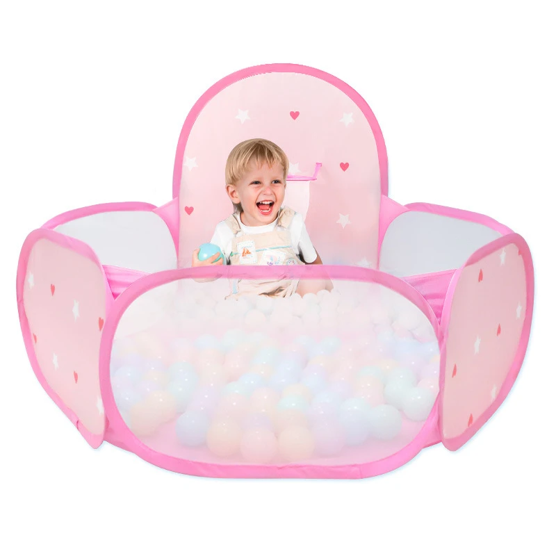 pink ball pit tent