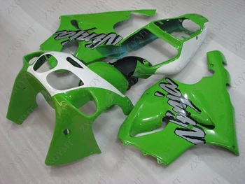 

Body Kits Zx7r 1996 - 2003 Green White Fairing Zx 7r 98 99 Fairings Zx 7r 1999