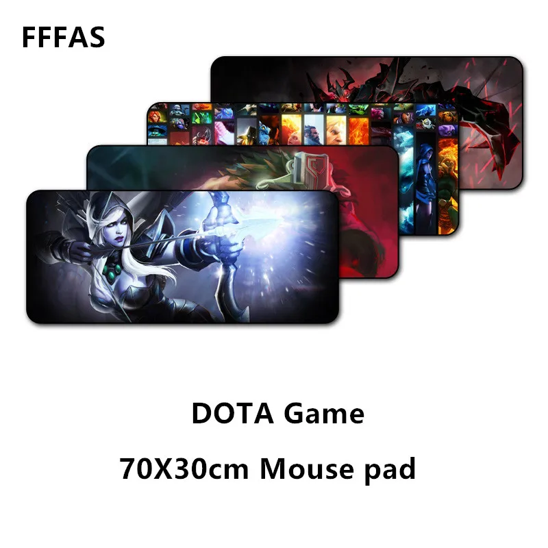  FFFAS 70x30cm Dota Mouse Pad Best Speed Gamer Gaming Large XL padmouse Rubber Laptop Notebook Locke