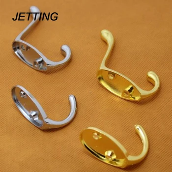 

JETTING 1PCS New Stainless Steel Self Home Kitchen Wall Door Holder Hook Hangers Hanging Coat Hooks Gold Sliver Color Wholesale