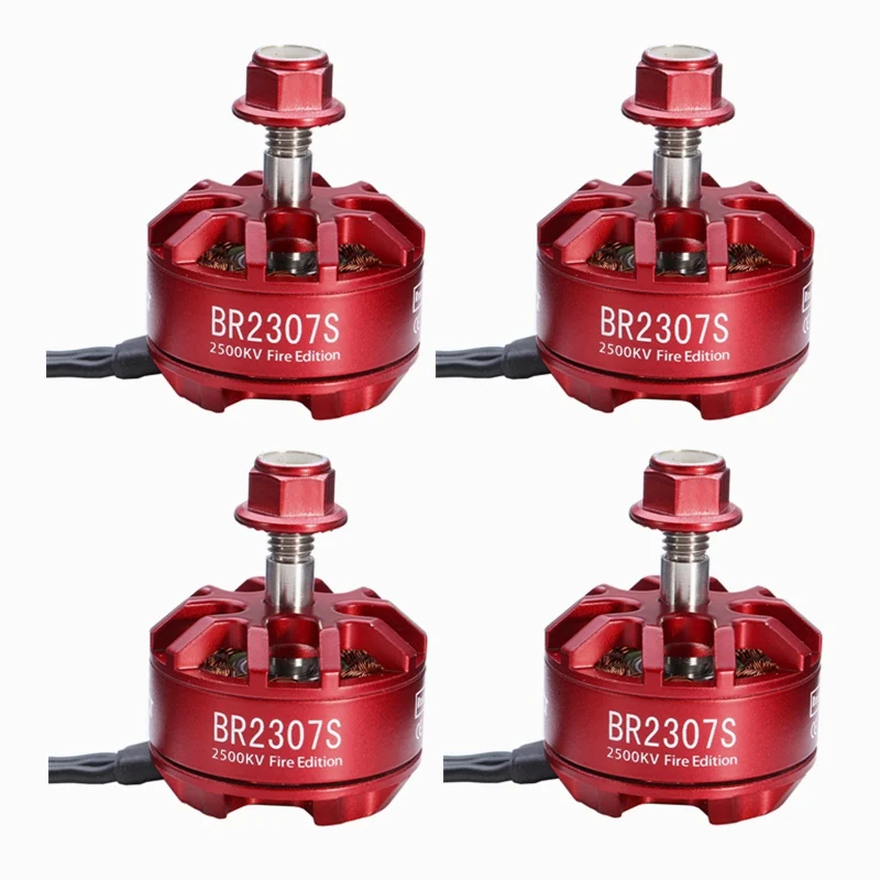 Racerstar 2307 BR2307S для Fire Green Edition 2500KV 2 4S бесщеточный двигатель X220 250 280 300 FPV Racing RC Drone 4 в 1