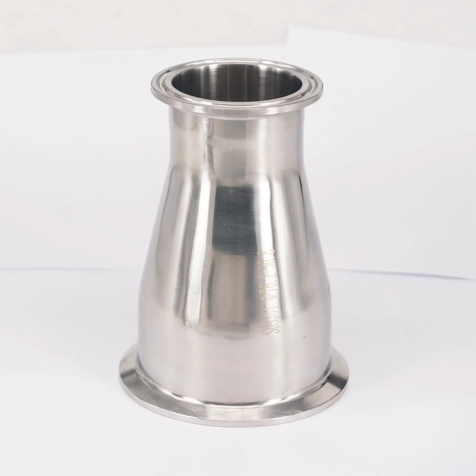 76mm to 51mm Pipe OD 3" to 2" Tri Clamp SUS304 Sanitary Reducer Fitting Homewbrewin Pipe