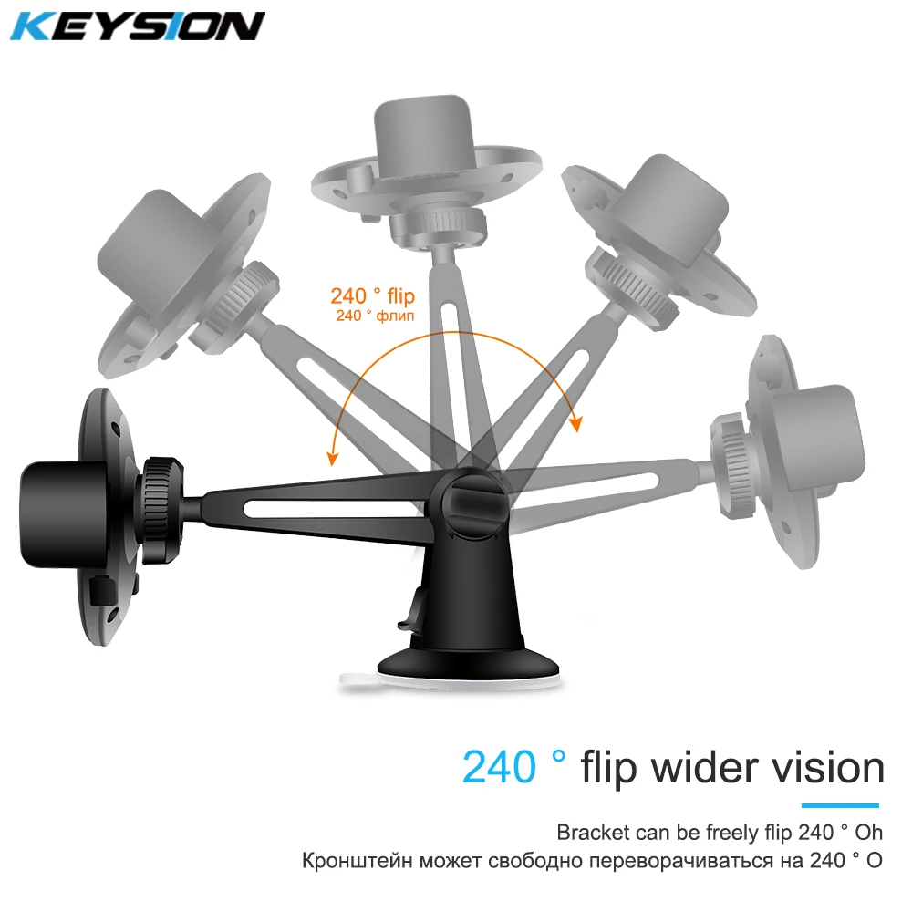 KEYSION Универсальный Выдвижной Автомобильный держатель для телефона gps навигатор подставка колыбель присоска регулируемый вращающийся длинный опорный кронштейн