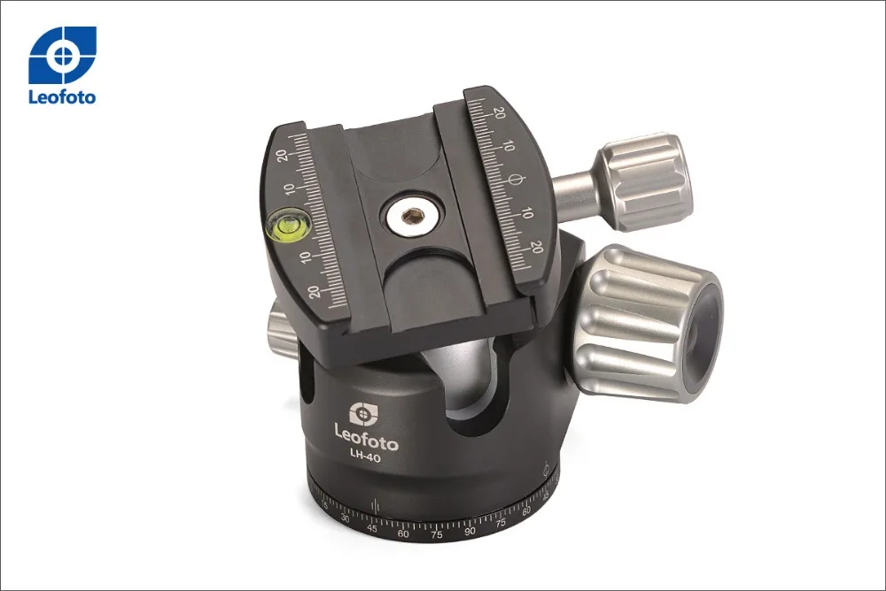 Aluminum Alloy Camera Tripod Ball Head low profile LH-40 compatible for Gitzo for Manfrotto Sunwayfoto tripod XB-44 RRS BH-40