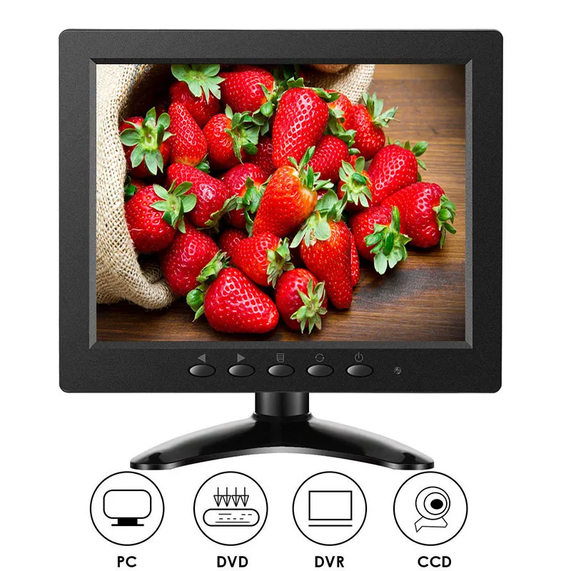 8 ġ HDMI ġ  1024x768 ػ ÷ ޴ 4:3 TFT LCD ̴ HD ÷  ũ , HDMI VGA BNC 