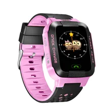 G21 Kids GPS Rastreador Relógio Criança Relógio Inteligente com Tela Sensível Ao Toque de Luz do Flash Chamada SOS Localizador Melhor Presente Para crianças GPS