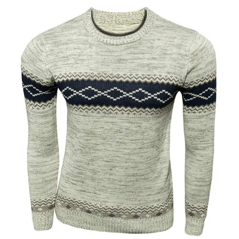 New Arrival Long-Sleeved Cotton Stripes Men