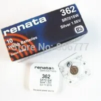 RE NATA Серебряная оксидная батарея SR721SW 362 7,9*2,1 мм 24 мАч 1,55 в