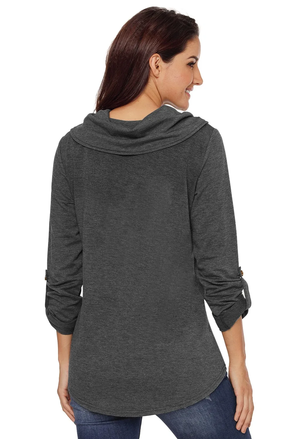 Grey-Cowl-Neck-Kangaroo-Pocket-Pullover-Top-LC251270-11-2