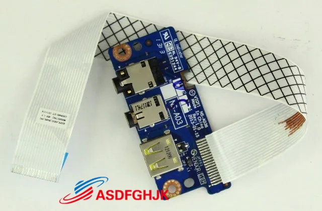Occus Cables USB Audio Jack Board for Lenovo Y500 Y510P VIQY1 NS-A036 QIQY6 NBX0001760J Cable Length: 1 Occus Cables USB Audio Jack Board for Lenovo Y500 Y510P VIQY1 NS-A036 QIQY6 NBX0001760J Cable Length: 1