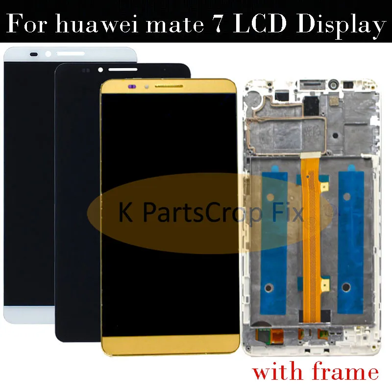 

Huawei mate 7 LCD Display+Touch Screen Digitizer Assembly Replacement Parts Screen with Frame For 6.0" Huawei mate7 LCD