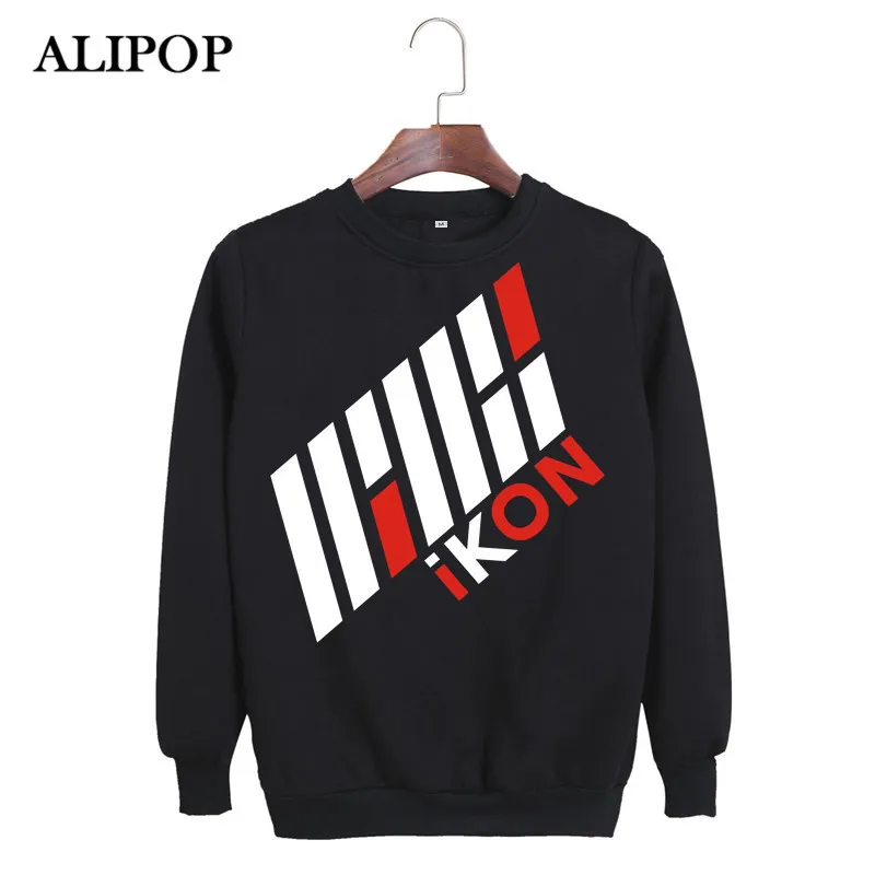 KPOP Корейская мода IKON Бобби соло HOLUP альбом CERT концерт хлопковые толстовки одежда