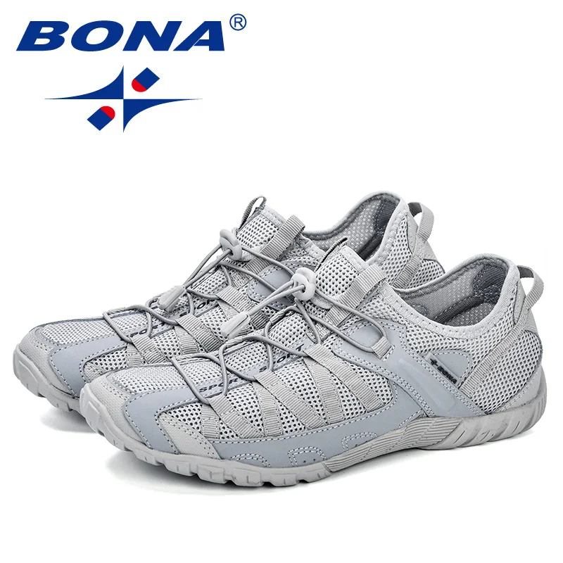 BONA/летние кроссовки Дышащая мужская повседневная обувь Модная Tenis Masculino Adulto Sapato