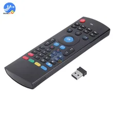 MX3 2.4GHz kablosuz uzaktan kumanda klavye Fly hava fare Android TV kutusu kutusu IR uzaktan kumanda