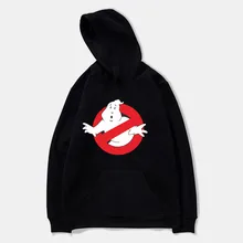 Hot Sale Ghostbusters Hoodie Men/Women Fashion Casual Loose Black Sweatshirt Print Ghost busters Hip Hop Hoodie Streetwear